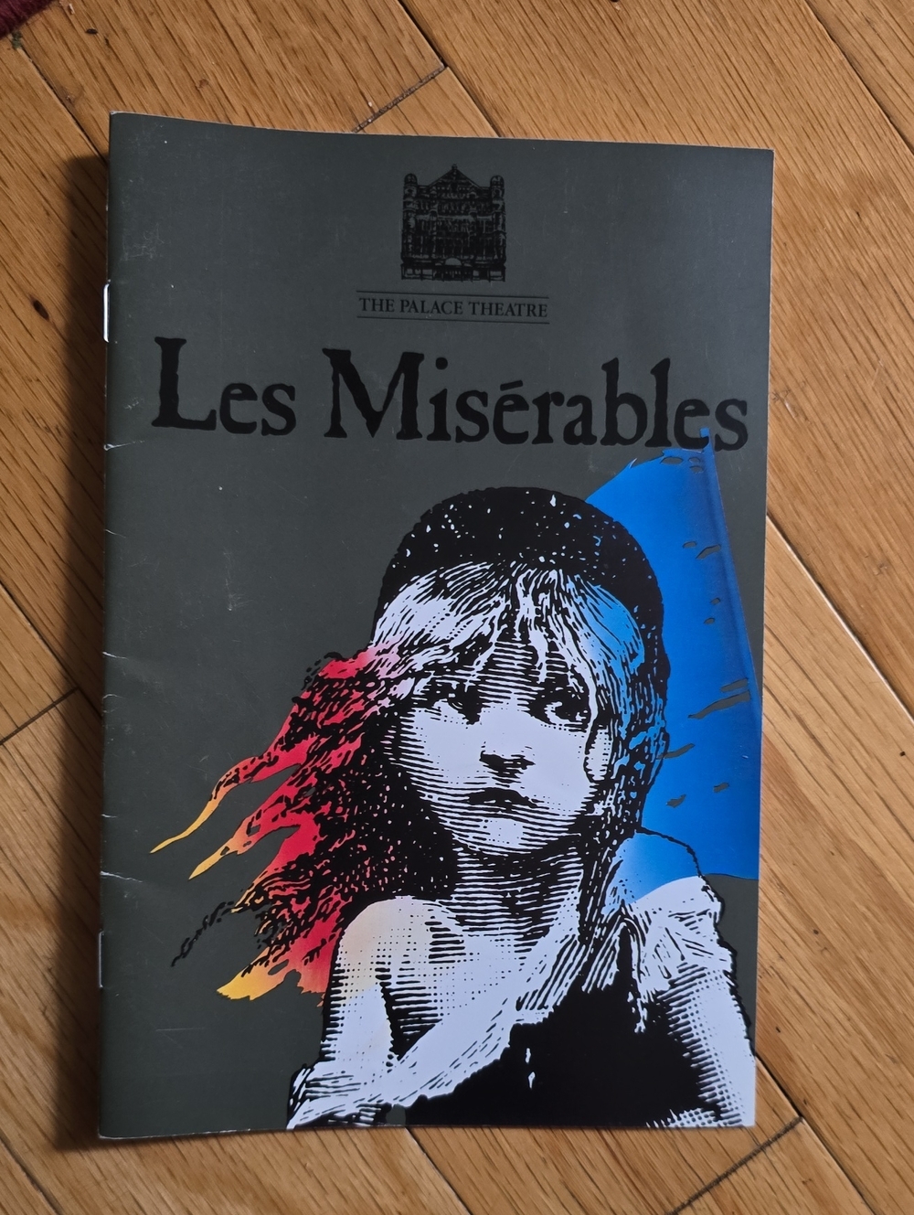 Les Miserables Program From Tbe Palace Theatre In London